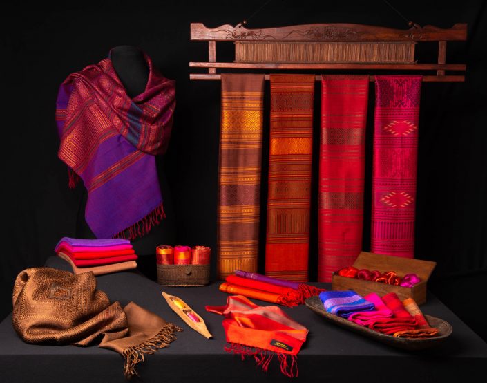 Kollektionsfotografie im Studio für Imbabura Schals, Berlin