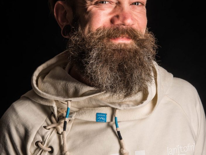 Portraitfotografie Mann Lachen